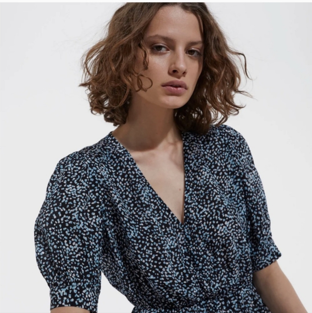 The Kooples of Paris Dotted Blouse.